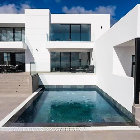 Exclusive 6 Bedrooms In Lanzarote - Ocean & Volcano Views, Private Pool, Jacuzzi & Gym Villa *