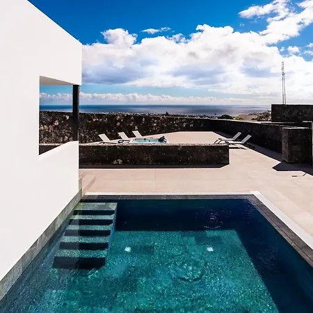 Villa Exclusive 6 Bedrooms In Lanzarote - Ocean & Volcano Views, Private Pool, Jacuzzi & Gym Macher